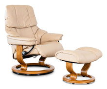 Load image into Gallery viewer, Stressless® Reno Recliner & Ottoman
