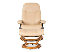 Load image into Gallery viewer, Stressless® Consul Recliner & Ottoman - Latte