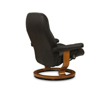 Load image into Gallery viewer, Stressless® Consul Recliner & Ottoman - Black