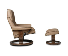 Load image into Gallery viewer, Stressless® Admiral Recliner & Ottoman - Sand
