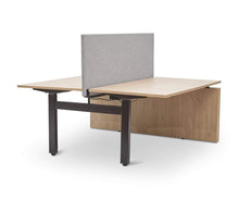 Load image into Gallery viewer, Jensen Double Sit Stand Desk with Reversible Panel