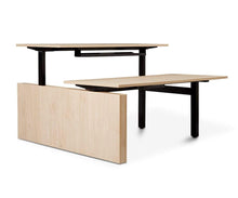 Load image into Gallery viewer, Jensen Double Sit Stand Desk with Reversible Panel