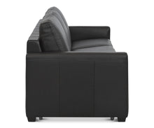 Load image into Gallery viewer, Jonas Leather Queen Sleeper Sofa - Black