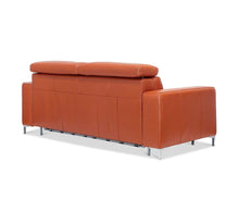 Load image into Gallery viewer, Andrew Leather Queen Sleeper - Cognac