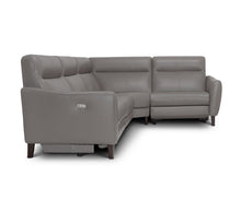 Load image into Gallery viewer, Regine Leather Power Reclining Sectional