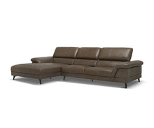 Load image into Gallery viewer, Quaid Leather Left Chaise Sectional