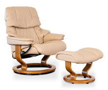 Load image into Gallery viewer, Stressless® Reno Recliner &amp; Ottoman
