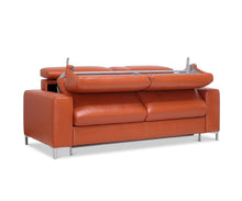 Load image into Gallery viewer, Andrew Leather Queen Sleeper - Cognac

