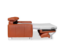 Load image into Gallery viewer, Andrew Leather Queen Sleeper - Cognac
