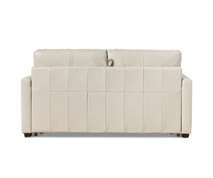 Jonas Leather Full Sleeper Sofa